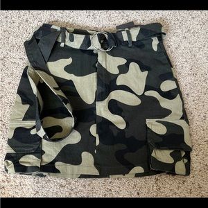 Camo skirt